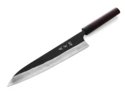 Damastmesser Gyuto 240 Kuroshiage Nami, 12 Lagen 8 Damastmesser Gyuto 240 Kuroshiage Nami, 12 Lagen -Einrichtungsgeschäft damastmesser gyuto 240 kuroshiage nami 12 lagen 1