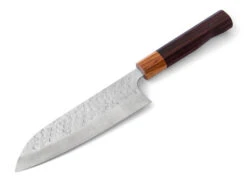 Damastmesser Santoku 165 Rose Ebony, 35 Lagen -Einrichtungsgeschäft damastmesser santoku 165 rose ebony 35 lagen 1