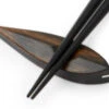 Essstäbchen Ablage Tsuyoi Te Ebony, Ebenholz -Einrichtungsgeschäft essstaebchen ablage tsuyoi te ebony ebenholz