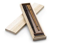 Essstäbchen Set Kanso, 2 Ablagen, Geschenkverpackung