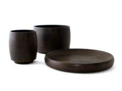 Geschirr-Set Turari Wan Sara Schwarz -Einrichtungsgeschäft geschirr set turari wan sara schwarz 1