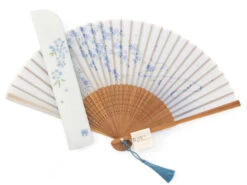 Handfächer Kiyomi, Blau -Einrichtungsgeschäft handfaecher kiyomi 1 1