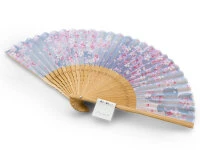 Handfächer Sakura Fubuki, Kirschblüte blau Handfächer Sakura Fubuki, Kirschblüte Blau -Einrichtungsgeschäft handfaecher sakura fubuki kirschbluete blau5