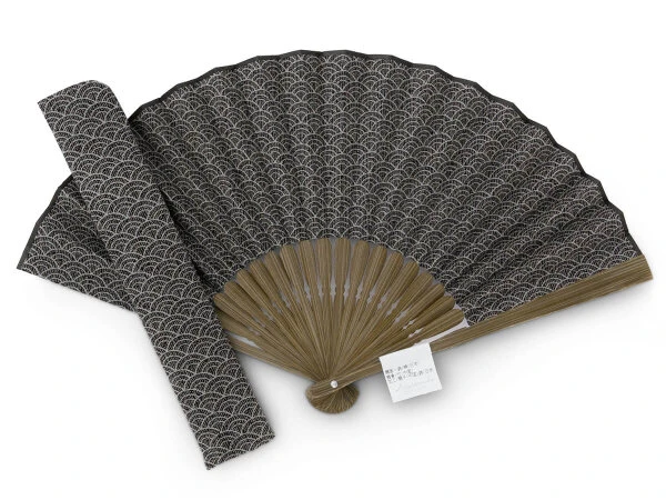 Handfächer Seikaiha, Blau Handfächer Seikaiha, Blau -Einrichtungsgeschäft handfaecher seikaiha blau 1