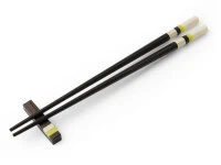 Japanische Essstäbchen Manchester Bee, Ebenholz, mit Ablage Japanische Essstäbchen Manchester Bee, Ebenholz, Mit Ablage -Einrichtungsgeschäft japanische essstaebchen mancherster bee ebenholz mit ablage4