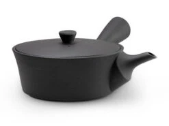 Japanische Kyusu Sencha 320, Banko Yaki, 320 Ml, Schwarz -Einrichtungsgeschäft japanische kyusu sencha 320 banko yaki 320 ml schwarz 1