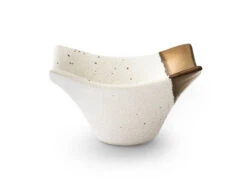 Japanische Soßenschale Sou, Weiß-gold -Einrichtungsgeschäft japanische sossenschale sou weiss gold 1