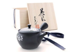Japanische Teekanne Tokoname Sakura Mit Geschenkbox -Einrichtungsgeschäft japanische teekanne tokoname sakura mit geschenkbox 1