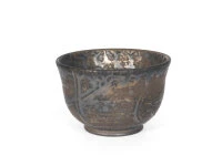 Japanische Teeschale Mitate Kinpaku