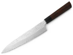 Japanisches Messer Shichi Gyuto 200, Hammerschlag -Einrichtungsgeschäft japanisches messer shichi gyuto 200 hammerschlag 1