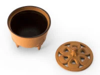 Japanisches Räuchergefäß Sakura, Gusseisen orange Japanisches Räuchergefäß Sakura, Gusseisen Orange -Einrichtungsgeschäft japanisches raeuchergefaess sakura gusseisen orange3