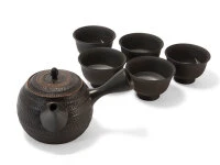 Japanisches Teeservice 6-teilig, Kyusu Tokoname Sendan Maru Japanisches Teeservice 6-teilig, Kyusu Tokoname Sendan Maru -Einrichtungsgeschäft japanisches teeservice 6 teilig kyusu tokoname sendan maru3