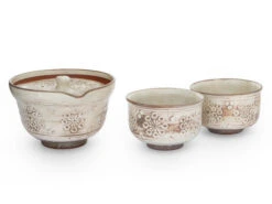 Japanisches Teeservice Kobiki Hana Mischima, 3-teilig 12 Japanisches Teeservice Kobiki Hana Mischima, 3-teilig -Einrichtungsgeschäft japanisches teeservice kobiki hana mischima 3 teilig 1