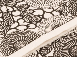 Japanpapier Katazome, Blüten Und Ranken S/w -Einrichtungsgeschäft japanpapier katazome blueten und ranken s w 1