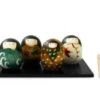 Kokeshi: Holzfigur Shiki Set, 4 Figuren -Einrichtungsgeschäft kokeshi holzfigur shiki set 4 figuren
