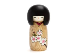 Kokeshi: Holzpuppe Sakura -Einrichtungsgeschäft kokeshi holzpuppe sakura 1
