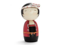 Kokeshi: Holzpuppe Wasshoi Girl -Einrichtungsgeschäft kokeshi holzpuppe wasshoi girl 1