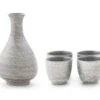 Sake Set Silber, 1 Karaffe, 4 Becher 1 Sake Set Silber, 1 Karaffe, 4 Becher -Einrichtungsgeschäft sake set silber 1 karaffe 4 becher