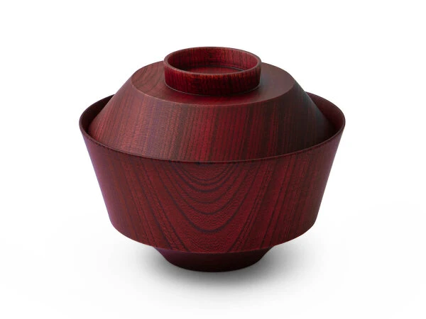 Suppenschale mit Deckel Hashi han, Urushi rot Suppenschale Mit Deckel Hashi Han, Urushi Rot -Einrichtungsgeschäft suppenschale mit deckel hashi han urushi rot 1