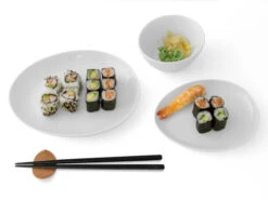 Sushi Set Yuuki, Weiß 12 Sushi Set Yuuki, Weiß -Einrichtungsgeschäft sushi set yuuki weiss 1