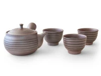 Teeservice Kuro Koma, Banko Yaki, 4-teilig Teeservice Kuro Koma, Banko Yaki, 4-teilig -Einrichtungsgeschäft teeservice kuro koma banko yaki 4 teilig