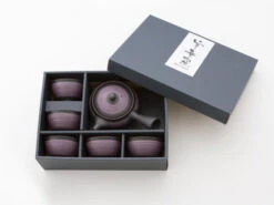 Teeservice Kurohira Murasakisujime, 6-teilig -Einrichtungsgeschäft teeservice kurohira murasakisujime 6 telig 1