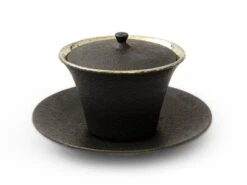 Teetasse Kuro Tsuya Mit Untertasse Und Deckel -Einrichtungsgeschäft teetasse kuro tsuya mit untertasse und deckel 1