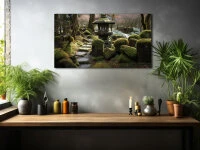 Einrichtungsgeschäft -Einrichtungsgeschäft wandbild nihonteien 3 japanischer garten farbig 16 9 192