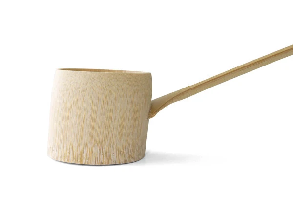 Wasserschöpfkelle, Hishaku Takayama, weißer Bambus Wasserschöpfkelle, Hishaku Takayama, Weißer Bambus -Einrichtungsgeschäft wasserschoepfkell hishaku takayama weisser bambus 1