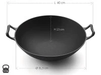 Wok Gusseisen Ø 31,5 cm IWACHU Wok Gusseisen Ø 31,5 Cm IWACHU -Einrichtungsgeschäft wok gusseisen o 31 5 cm iwachu6